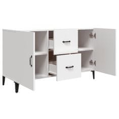 Vidaxl Komoda bela 100x36x60 cm inženirski les