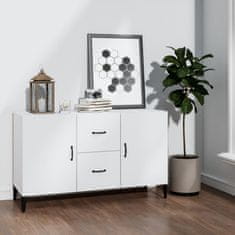 Vidaxl Komoda bela 100x36x60 cm inženirski les
