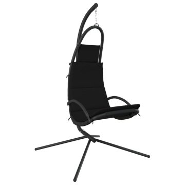 Vidaxl Vrtni gugalni stol z blazino oxford blago in jeklo