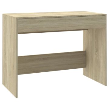 Vidaxl Pisalna miza 101x50x76 cm iverna plošča