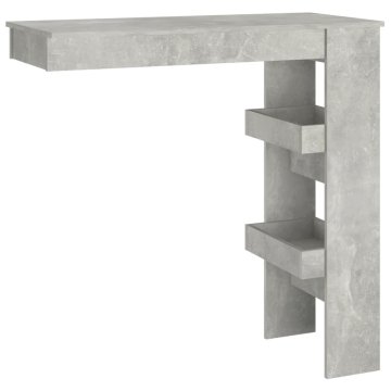 Vidaxl Stenska barska miza 102x45x103,5 cm konstruiran les