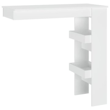Vidaxl Stenska barska miza 102x45x103,5 cm konstruiran les