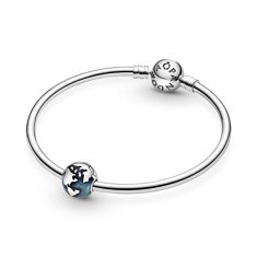 Pandora Srebrna sponka Blue Planet 799429C01