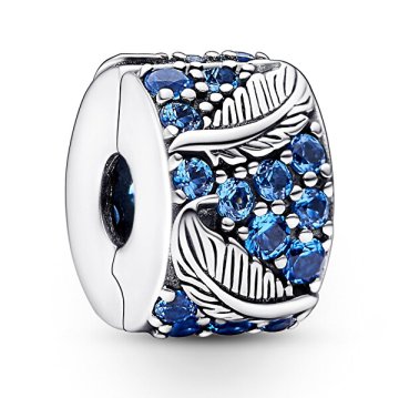 Pandora Srebrna perla s perjem in cirkoni Moments 792552C01
