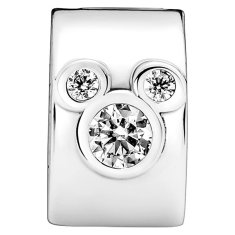 Pandora Srebrna sponka Mickey and Minnie Disney 790111C01