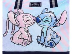 Disney Stitch Disney Modra potovalna torba iz blaga, prostorna 54x18x23 cm 