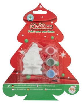 RMS SANTA 8,5 CM + 3 BARVE + ČOPIČ