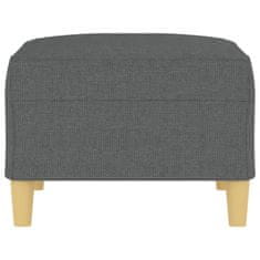 Vidaxl Stolček za noge temno siv 70x55x41 cm blago