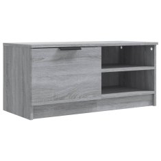 Vidaxl TV omarica 2 kosa siva sonoma 80x35x36,5 cm konstruiran les