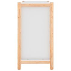 Vidaxl Komoda bela 62x38x70 cm inženirski les
