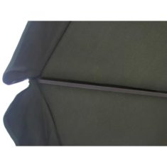 Vidaxl Aluminijast senčnik zelene barve s prenosnim stojalom