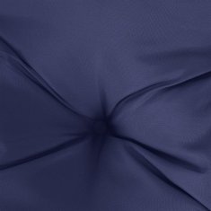 Vidaxl Blazina za vrtno klop mornarsko modra 110x50x7cm oxford tkanina