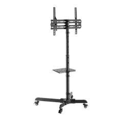 S-box talni mobilni nosilec FS-224-2 za monitorje/TV 32” do 55”, nastavljiva višina