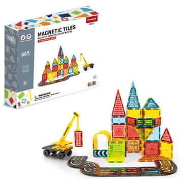Magnetic Tiles Magnetni gradbeni set Dream Builder 60 delni set - Magnetic Tiles