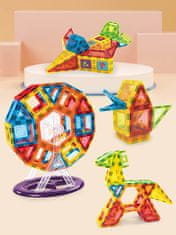 Magnetic Tiles Magnetni gradbeni set 90 delni set - Magnetic Tiles