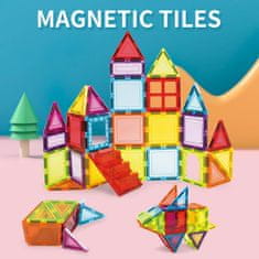 Magnetic Tiles Magnetni gradbeni set Dream Builder 66 delni set - Magnetic Tiles