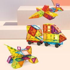 Magnetic Tiles Magnetni gradbeni set Dream Builder 66 delni set - Magnetic Tiles