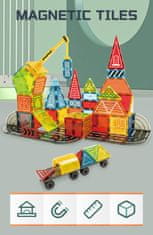 Magnetic Tiles Magnetni gradbeni set Dream Builder 60 delni set - Magnetic Tiles