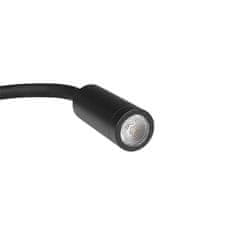 master LED LED stenska 3W svetilka 4000k 150lm IP20 LEO črna