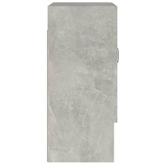 Vidaxl Stenska omarica betonsko siva 60x31x70 cm inženirski les
