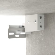 Vidaxl Stenska omarica betonsko siva 60x31x70 cm inženirski les