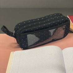 Maaleo Trojni zložljiva torbica za pisala - črna 24511