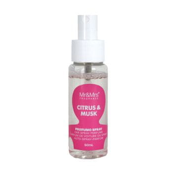 Mr&Mrs Fragrance Autovůně Cesare Spray Citrus & Musk