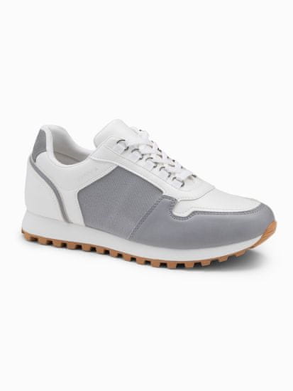 OMBRE Moške sneakers Vicirashi belo-siva