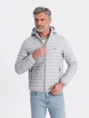 OMBRE Moški bomber Adresin siva L