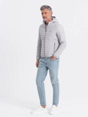 OMBRE Moški bomber Adresin siva L