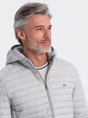 OMBRE Moški bomber Adresin siva L