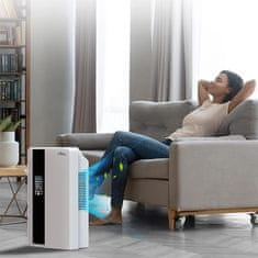 Media-Tech AIR-DRY PRO - Velik razvlažilnik zraka/absorber vlage z UV-svetilko, zaslonom, časovnikom in daljinskim upravljalnikom. 2-litrski rezervoar s senzorjem polnosti.