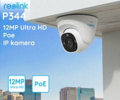Reolink P344 IP kamera, PoE, UHD+, IP67, LED reflektor