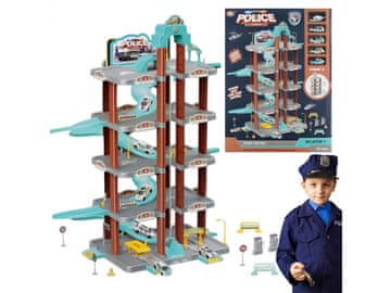 Mega Creative Policijsko parkirišče z dodatki, policija MEGA CREATIVE