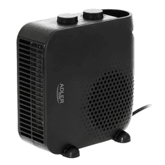Adler Grelec električni, kalorifer AD 7725 black stoječi - ležeči, 2000W