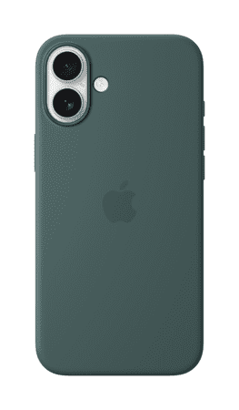  Apple iPhone 16 Plus Silicone Case ovitek, z MagSafe, Lake Green