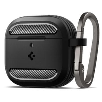 Spigen SPIGEN RUGGED ARMOR APPLE AIRPODS 4 MAT ČRNE