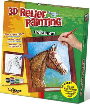 Mirage Hobby Reliefno slikarstvo 3D slikarski komplet: Holsteinski konj