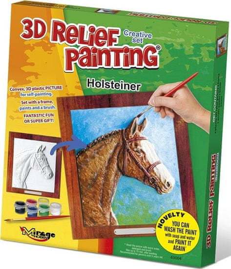 Mirage Hobby Reliefno slikarstvo 3D slikarski komplet: Holsteinski konj