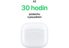 Apple AirPods 4 slušalke (USB-C) z Active Noise Cancellation (mxp93zm/a) - odprta embalaža