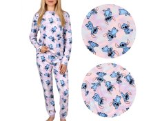 Disney Disney Lilo in Stitch Pižama za deklice z dolgimi rokavi, flis 5-6 lat 116 cm