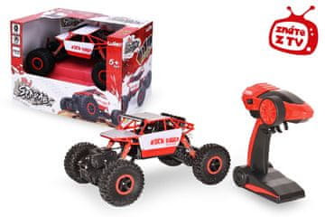 Avto ROCK BUGGY Rdeči skarabej mali 27 cm RC - češka embalaža