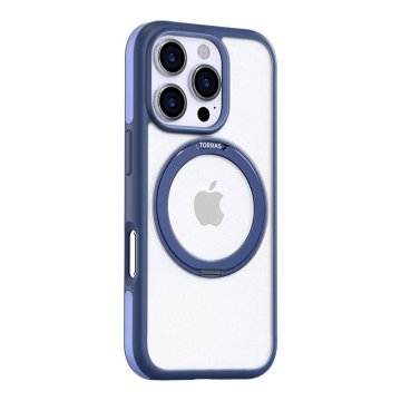 Torras Torras Ostand R Fusion Series ohišje za iPhone 16 Pro (modro)