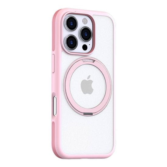 Torras Torras Ostand R Fusion Case za iPhone 16 Pro (Roza)