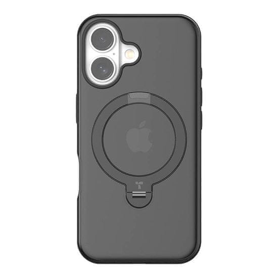 Torras Ostand Spin Case za iPhone 16 (črn)