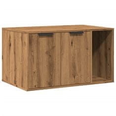 Vidaxl Omara za mačje stranišče artisian hrast 80x50x45 cm inž. les