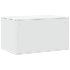 Vidaxl Omara za mačje stranišče bela 80x50x45 cm inženirski les