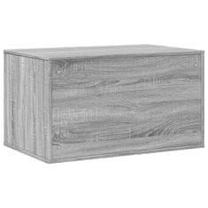 Vidaxl Omara za mačje stranišče siva sonoma 80x50x45 cm inž. les