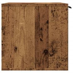 Vidaxl Omara za mačje stranišče starinski les 80x50x45 cm inž. les