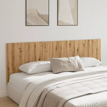 Vidaxl vidaXL Obrtniško hrastovo vzglavje 240x1,5x80 cm